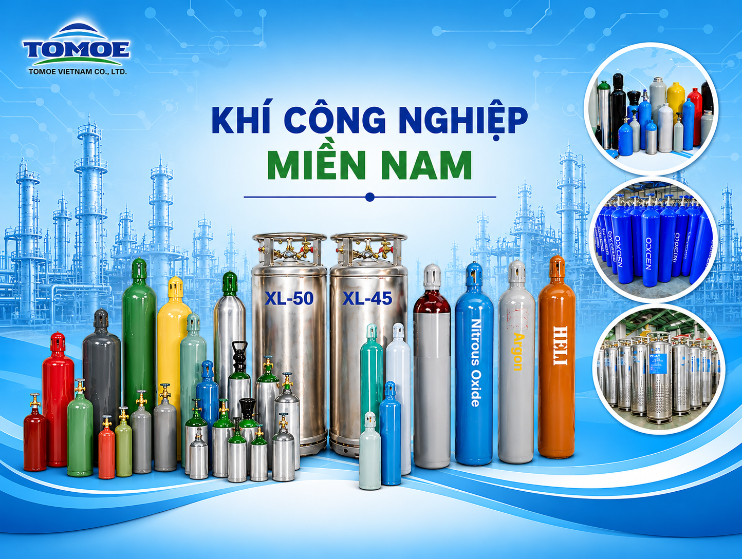 Khí Công Nghiệp Tại Miền Nam - Hướng Dẫn Toàn Diện Về Loại Khí, Ứng Dụng Và Nhà Cung Cấp Uy Tín